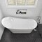 Eago EAGO AM2140 6 Foot White Free Standing Air Bubble Bathtub AM2140 - alternate 5